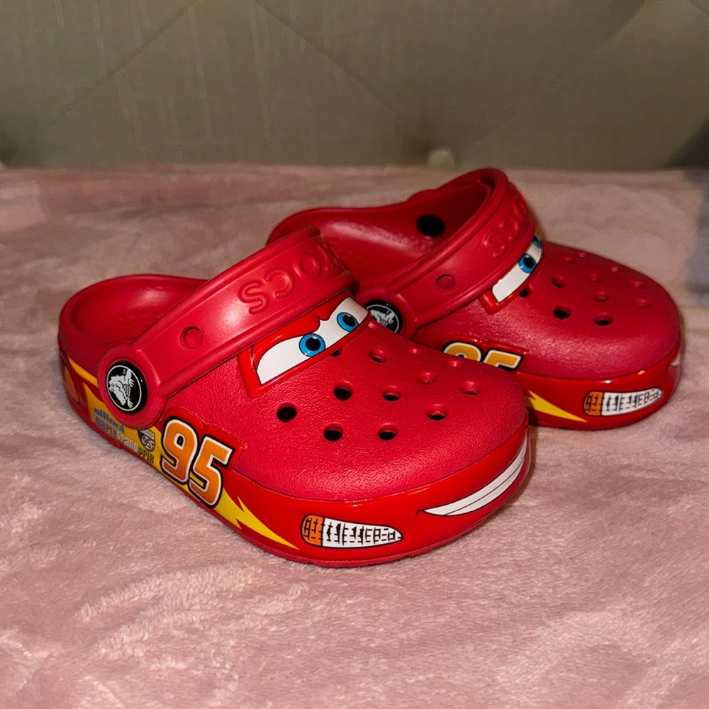Lightning McQueen toddler crocs